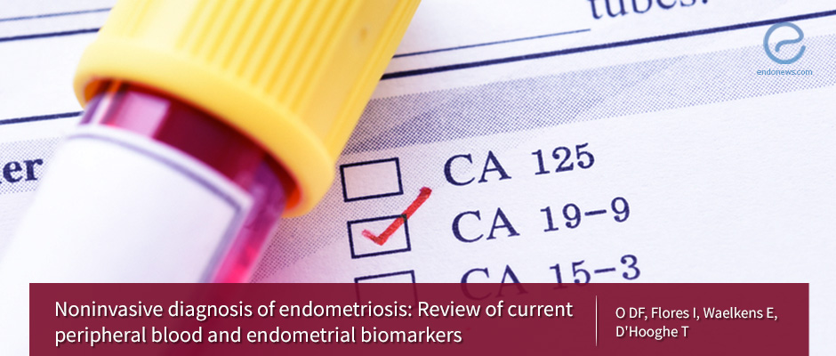 Detecting endometriosis using peripheral blood