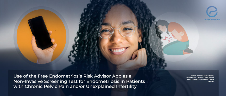 A non-invasive test to determine the risk of endometriosis in women having chronic pelvic pain or unexplained infertility
