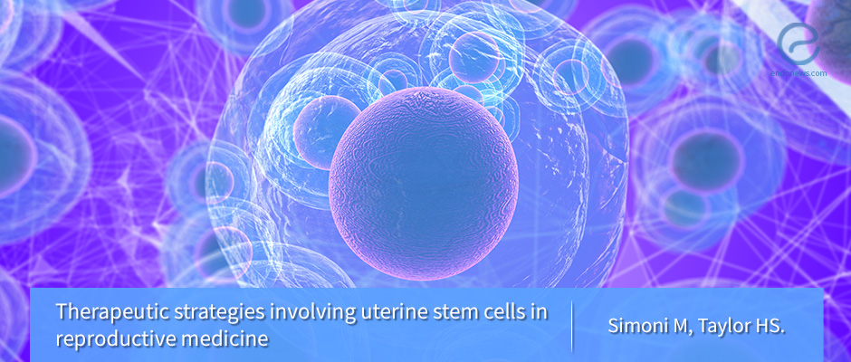 Therapeutic strategies involving uterine stem cells in reproductive medicine
