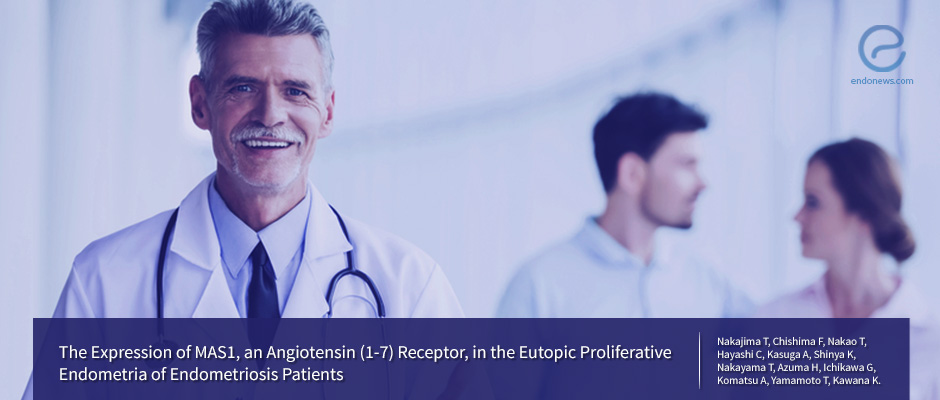 Angiotensin receptor MAS1 may have a role in the pathogenesis of endometriosis