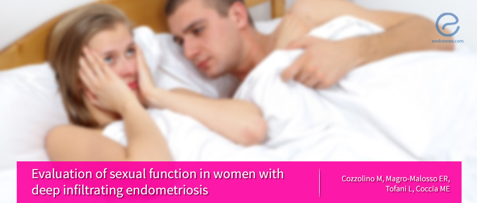Does deep infiltrating endometriosis affect sexual activity?