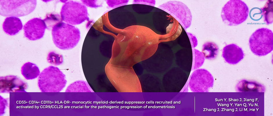 Importance of monocytic myeloid derived supressor cells in endometriosis
