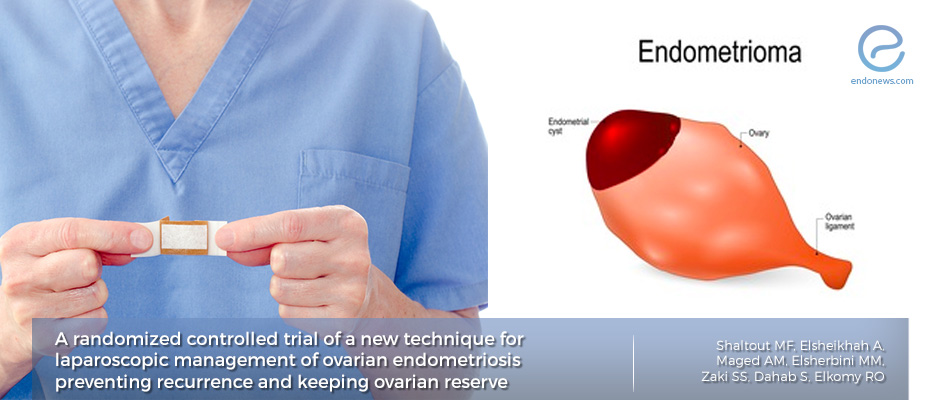  A new technique for laparoscopic management of ovarian endometriosis.