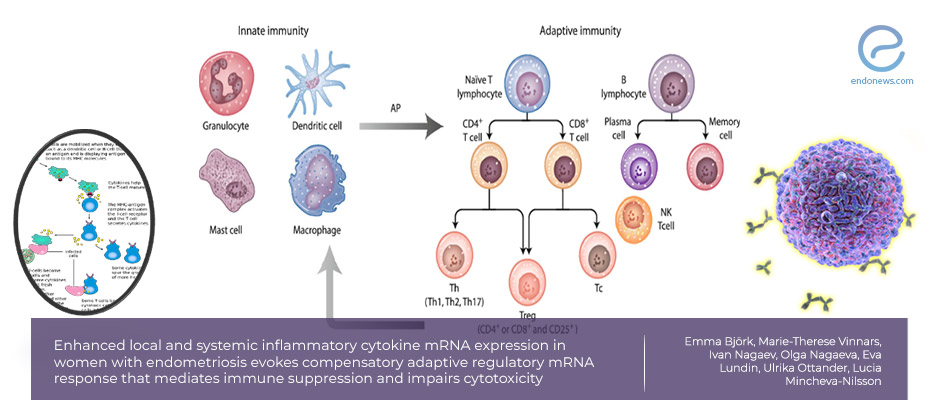 Enhanced local and systemic inflammatory cytokine mRNA expression in women with endometriosis 