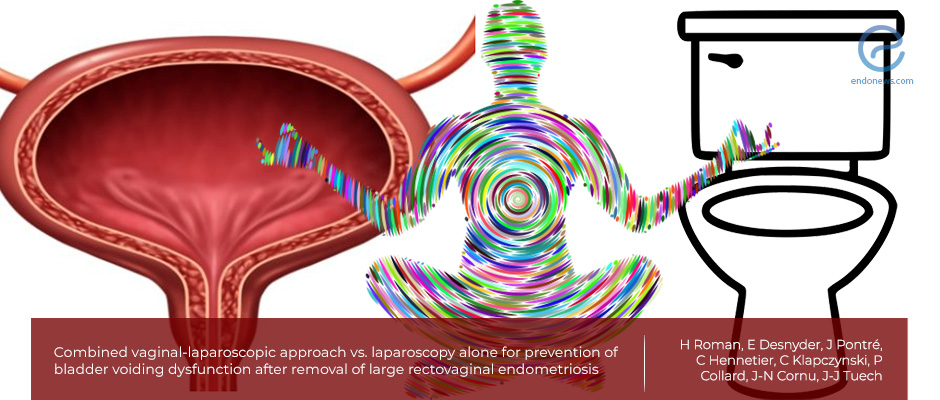 The advantages of combined vaginal-laparoscopic approach on voiding dysfunction for rectovaginal endometriosis