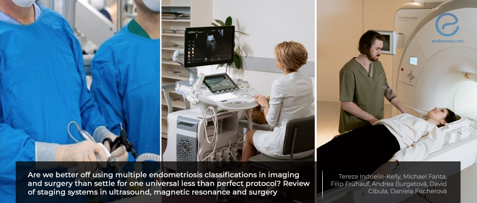 Analyses of the main classification systems of endometriosis in terms of utrasound, MRI and surgery