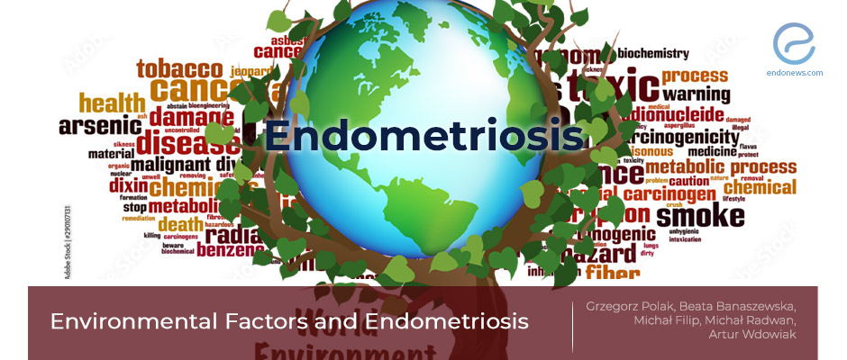 Environmental factors play a role in the development of endometriosis