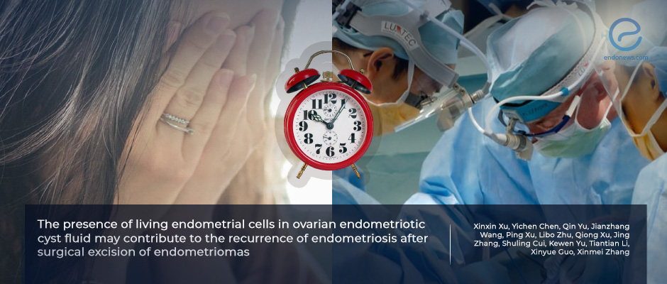 Endometriotic cyst fluid and the postoperative recurrence of endometriosis