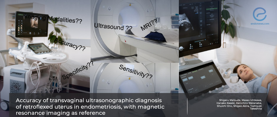 Transvaginal ultrasound or MRI for retroflexed uterus in endometriosis