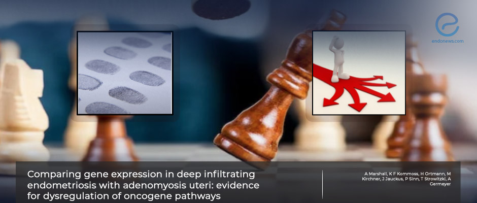 Deep Infiltrating Endometriosis and Adenomyosis have different genetic pathways