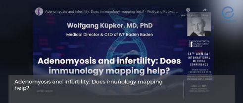 Adenomyosis and infertility: Does immunology mapping help?