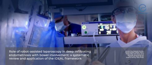 Robot-assisted laparoscopy for deep infiltrating endometriosis of bowel