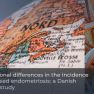 How do regional differences affect the incidence rates of endometriosis?